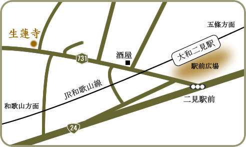 生蓮寺地図